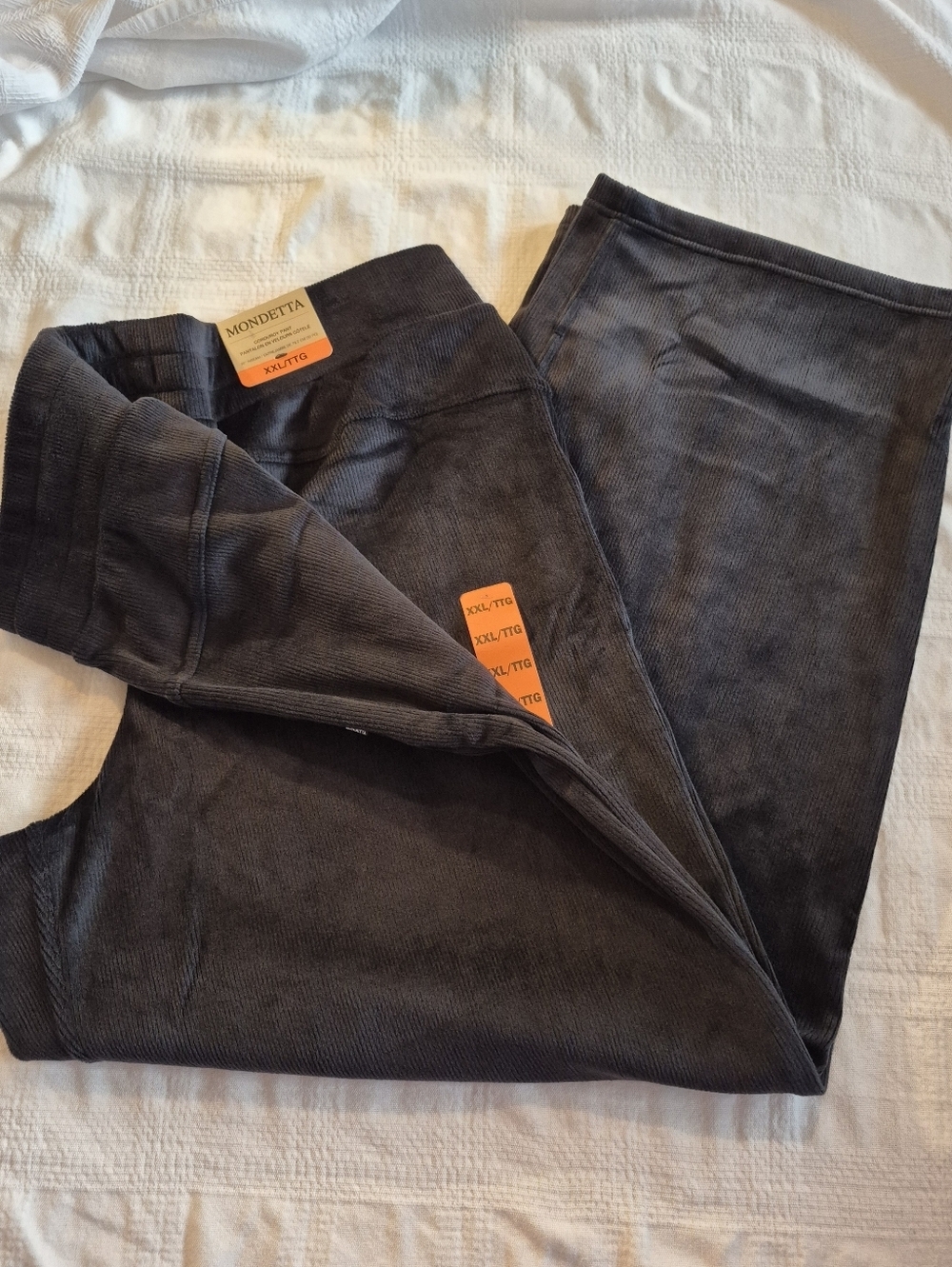 Mondetta women's XXL black wide leg pull on pants, super soft and comfy New